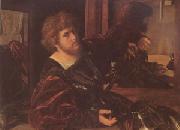 SAVOLDO, Giovanni Girolamo Portrait of the Artist (mk05) Germany oil painting artist